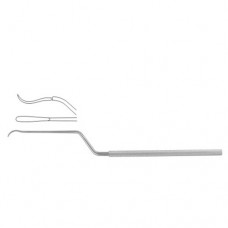 Yasargil Micro Dissector Bayonet Shaped Stainless Steel, 24 cm - 9 1/2"